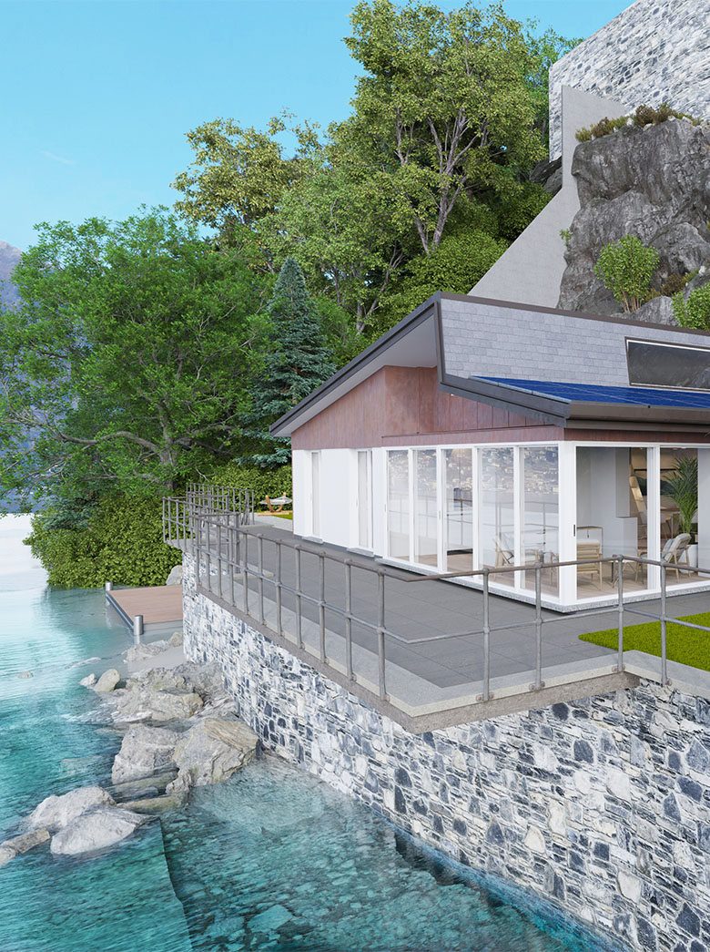 VILLA INDIPENDENTE A NESSO